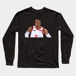 Russell Westbrook- Houston Rockets Long Sleeve T-Shirt